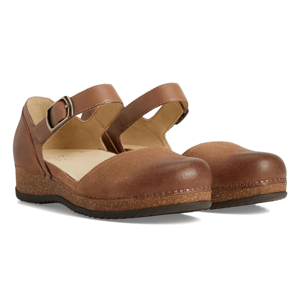 Dansko Women's Mae Tan Burnished Suede