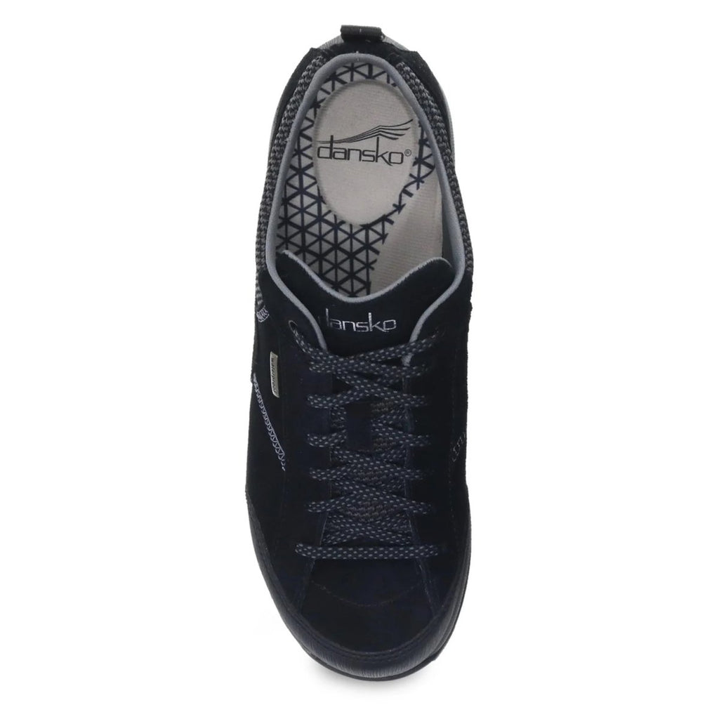 Dansko Women's Paisley Black Suede Waterproof