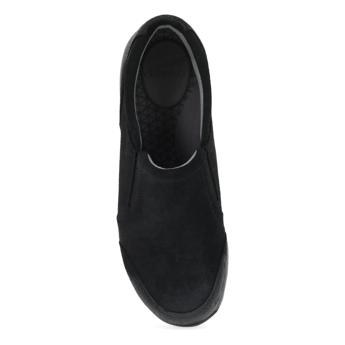 Dansko Women's Pippy Black Burnished Suede Waterproof