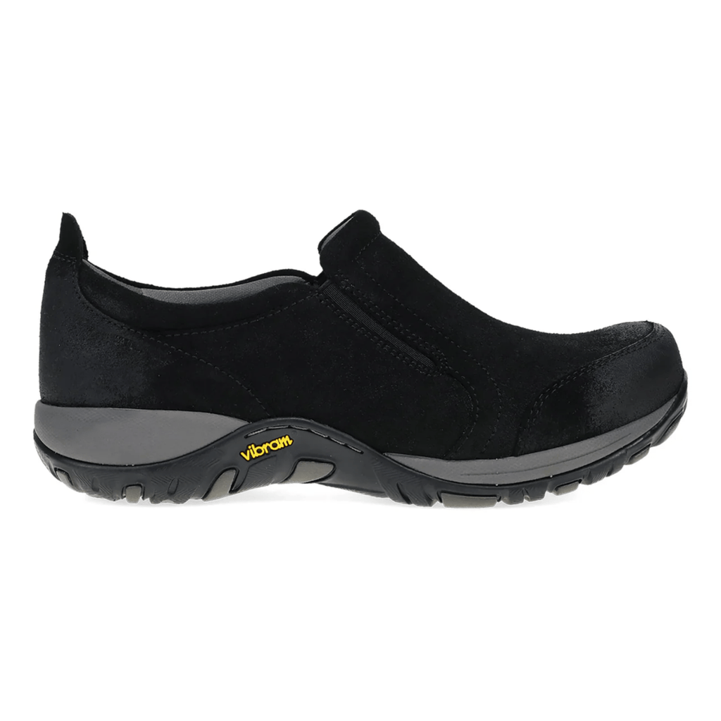 Dansko Women's Pippy Black Burnished Suede Waterproof