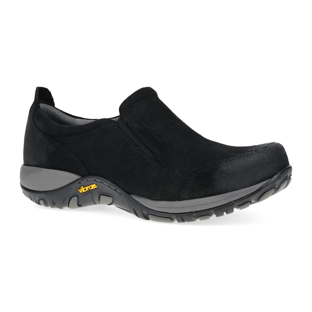 Dansko Women's Pippy Black Burnished Suede Waterproof