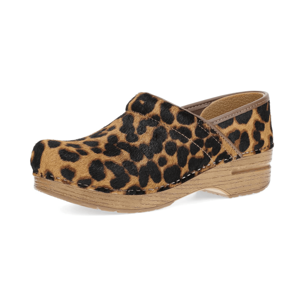 Dansko Women's Professional Leopard Haircalf Clog