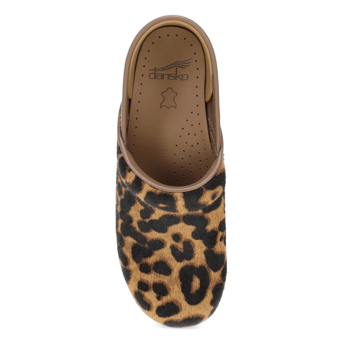 Dansko Women's Professional Leopard Haircalf Clog