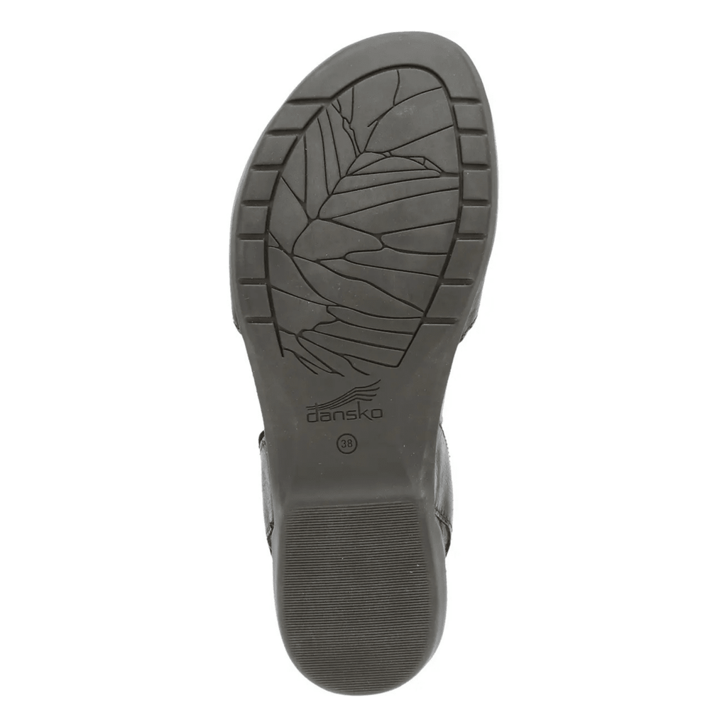 Dansko Women's Rowan Black Waxy Burnished