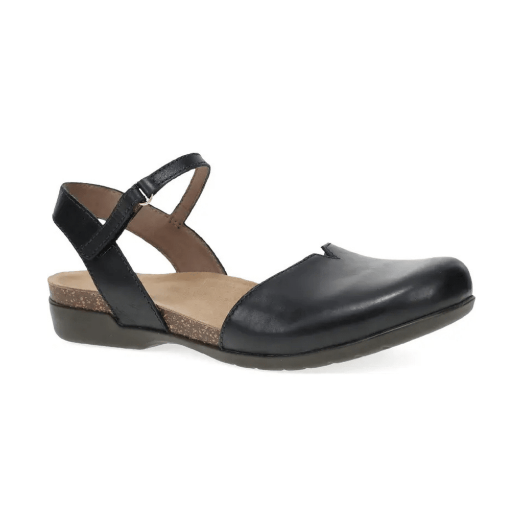 Dansko Women's Rowan Black Waxy Burnished