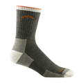 Darn Tough Men's Hiker Micro Crew Midweight Socks Olive/Grey/Cream/Orange