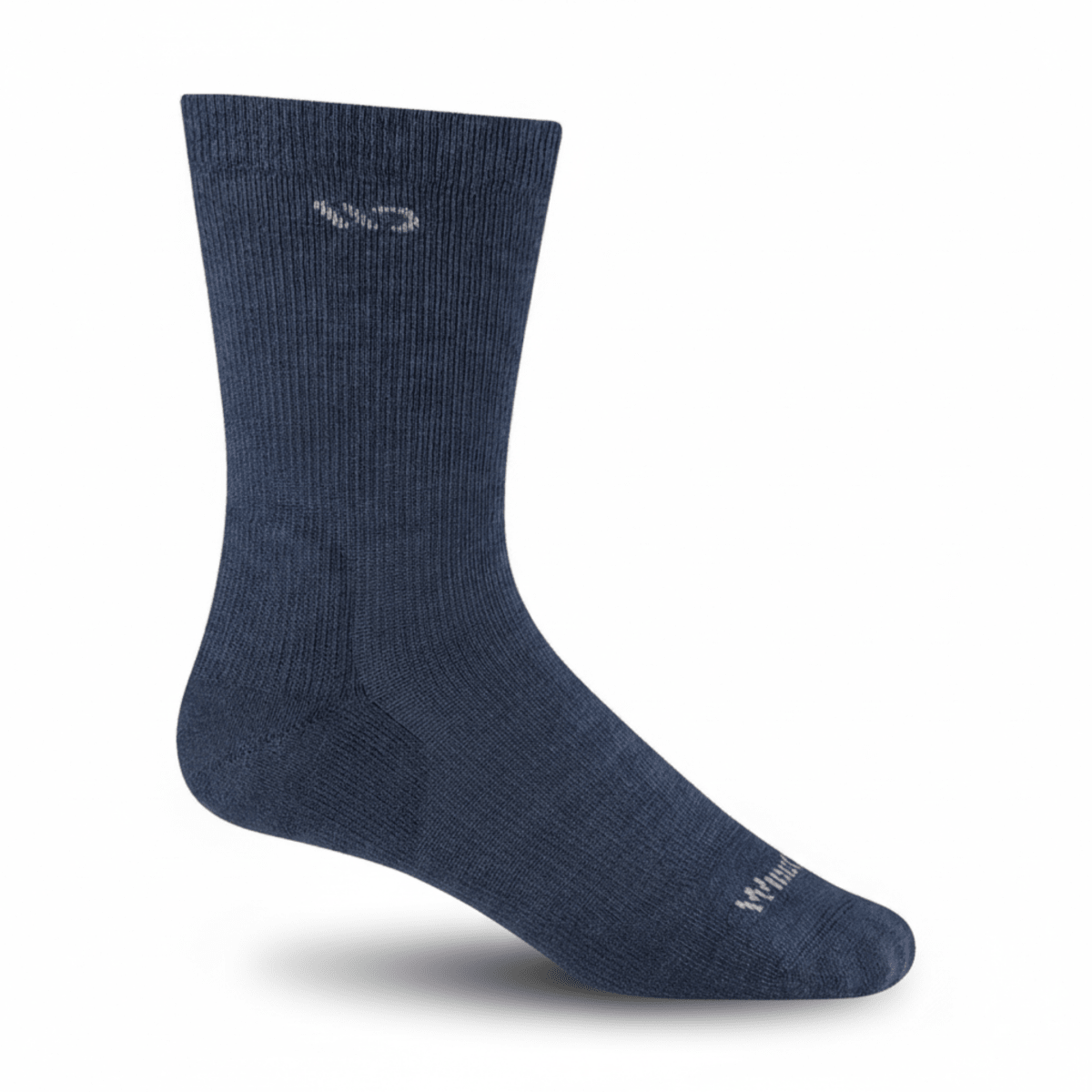 Darn Tough Solid Cushioned Micro Crew Denim