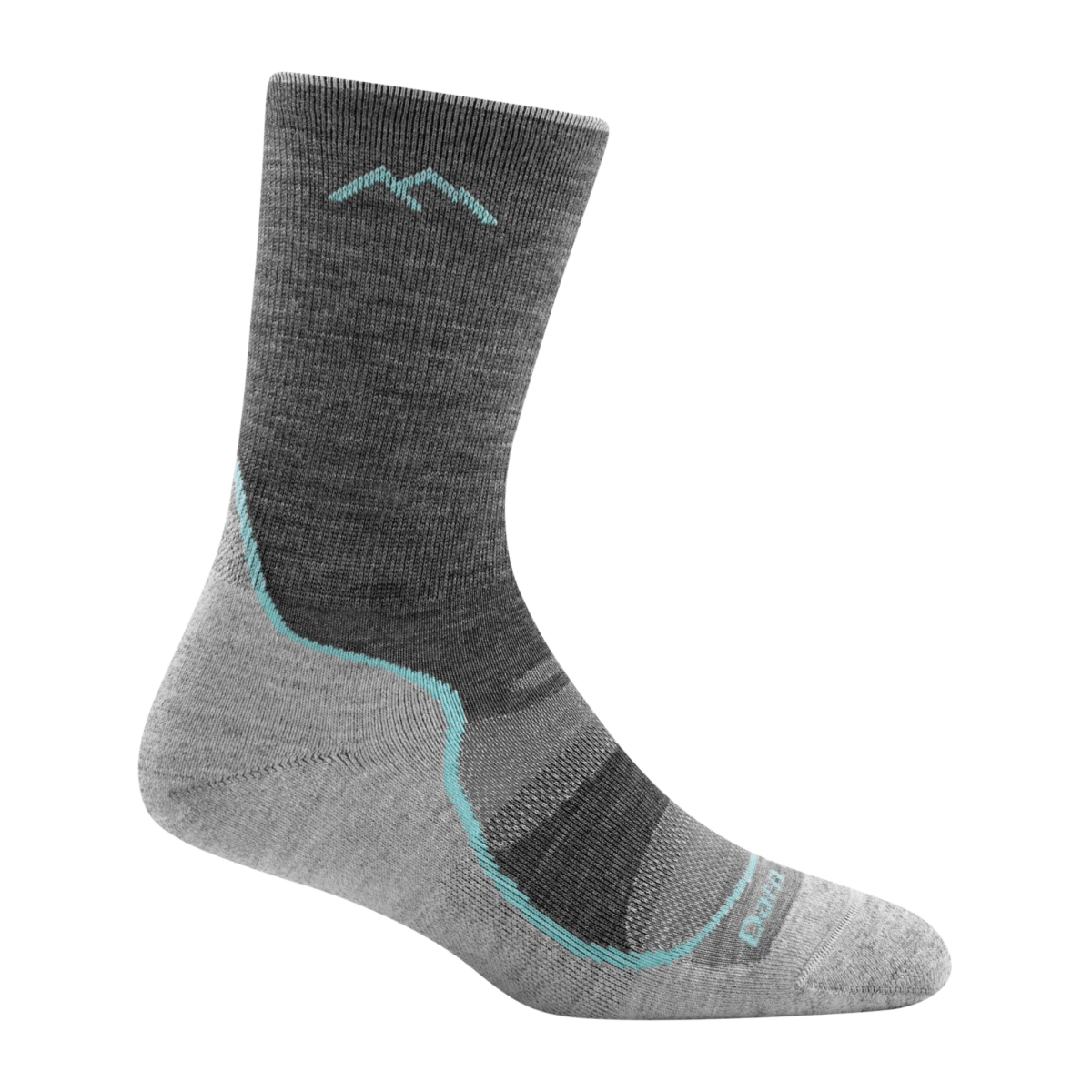 Darn Tough Women's Light Hiker Micro Crew Lightweight Socks Slate/Blue