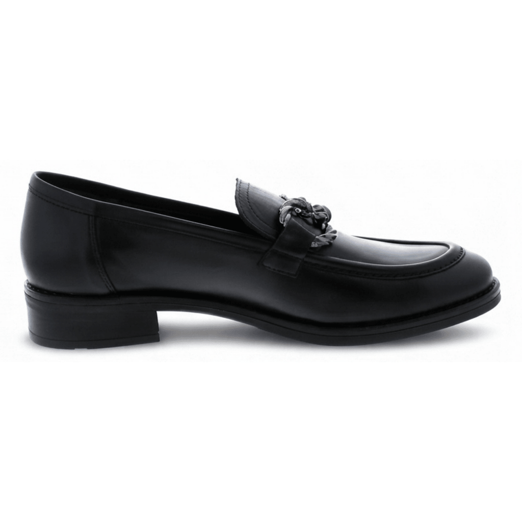 Dorking Women's Harvard Black Leather