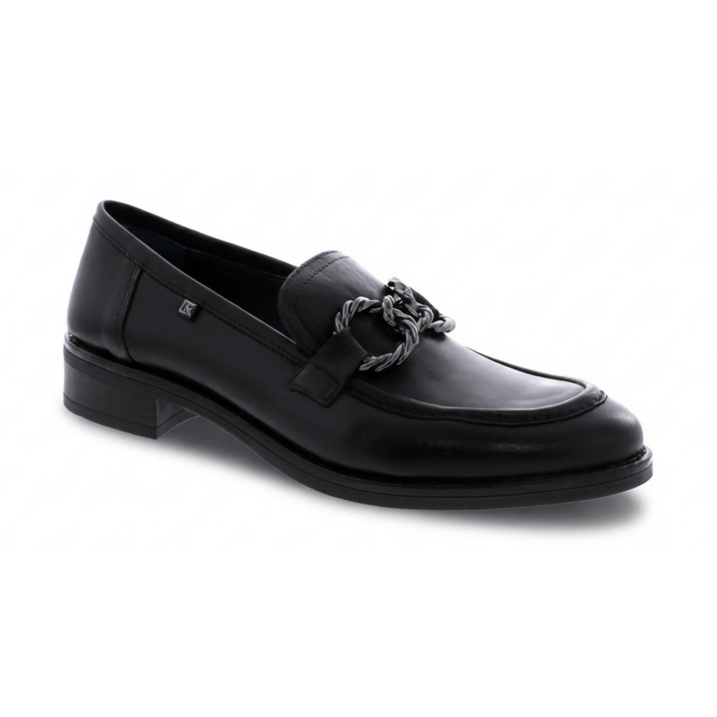 Dorking Women's Harvard Black Leather