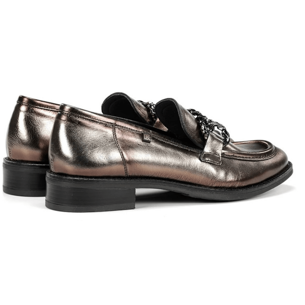 Dorking Women's Harvard Silver Metallic Laminado