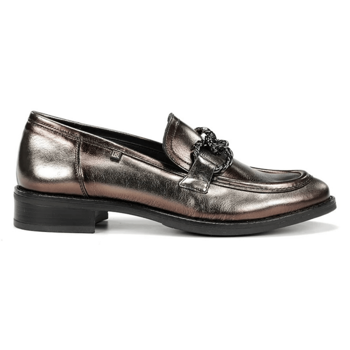 Dorking Women's Harvard Silver Metallic Laminado