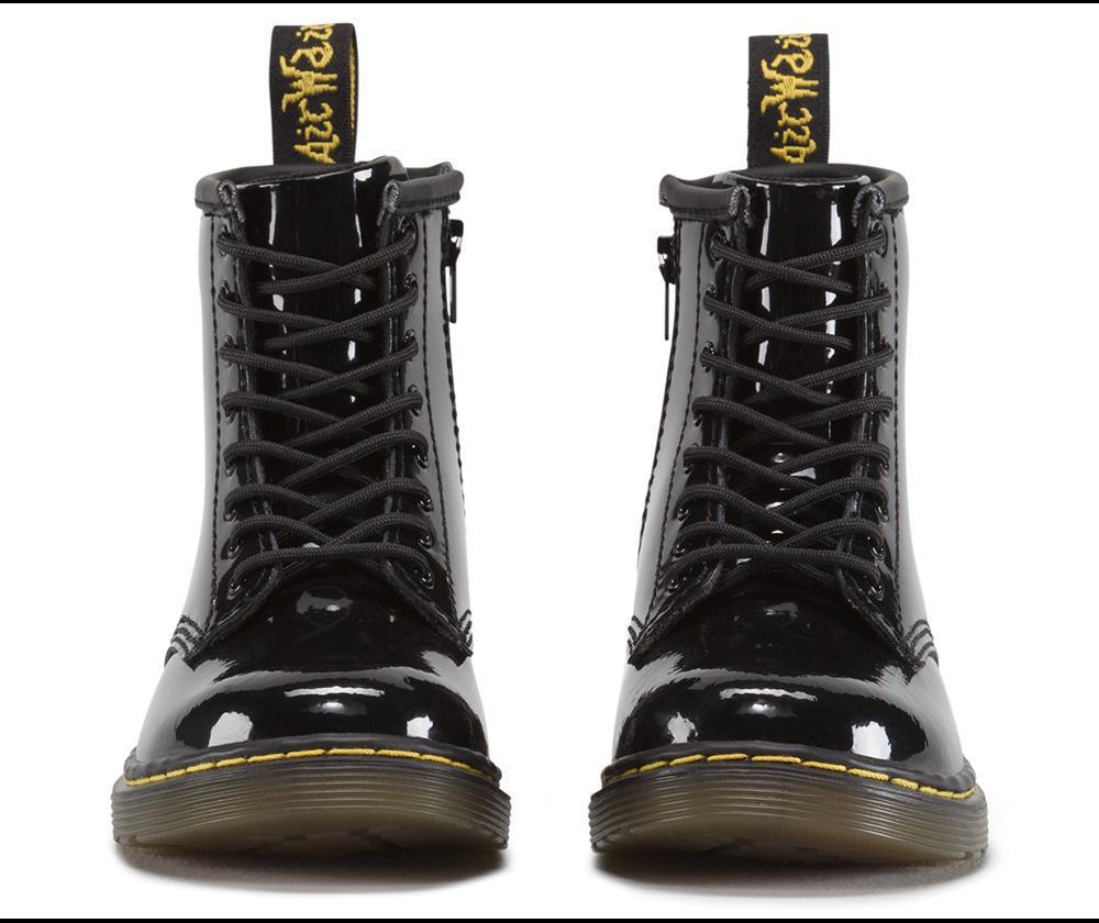 Dr. Martens Kids Brooklee Black Patent Lamper