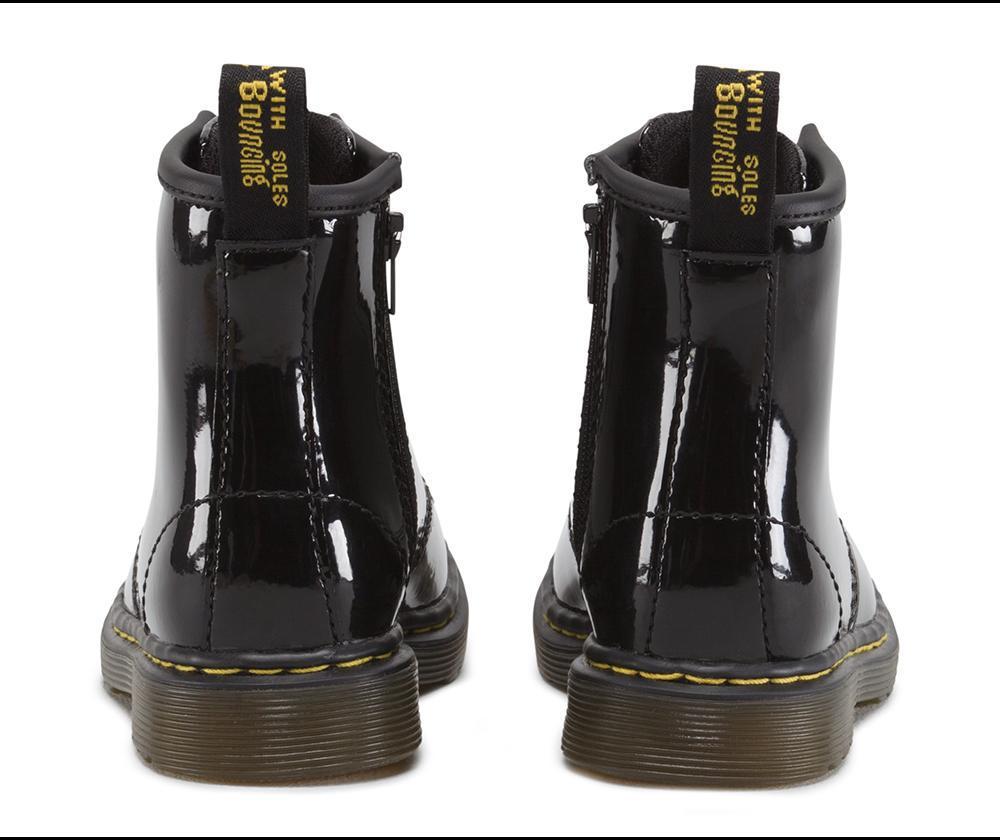 Dr. Martens Kids Brooklee Black Patent Lamper