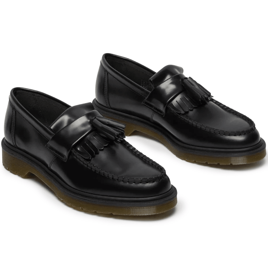 Dr. Martens Men's Adrian Black Smooth Leather