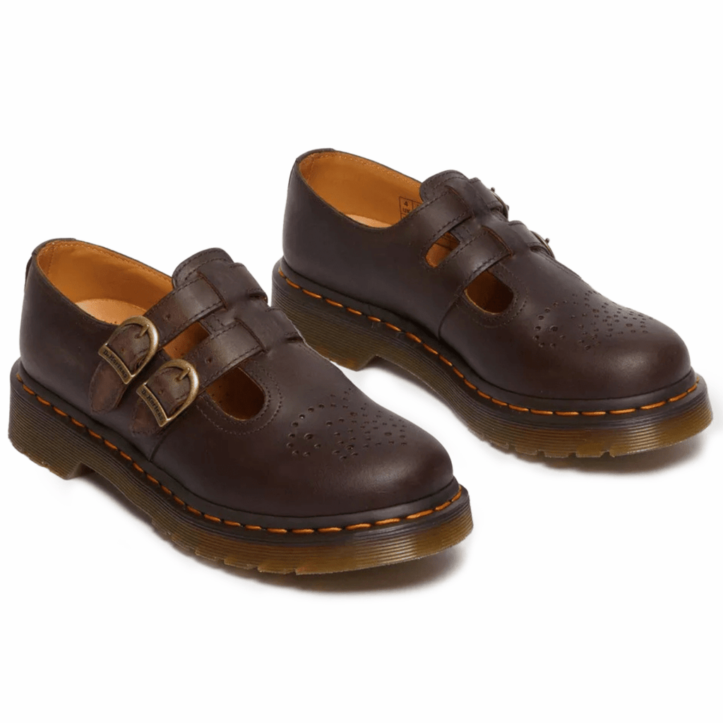 Dr. Martens Women's 8065 Crazy Horse Brown Leather