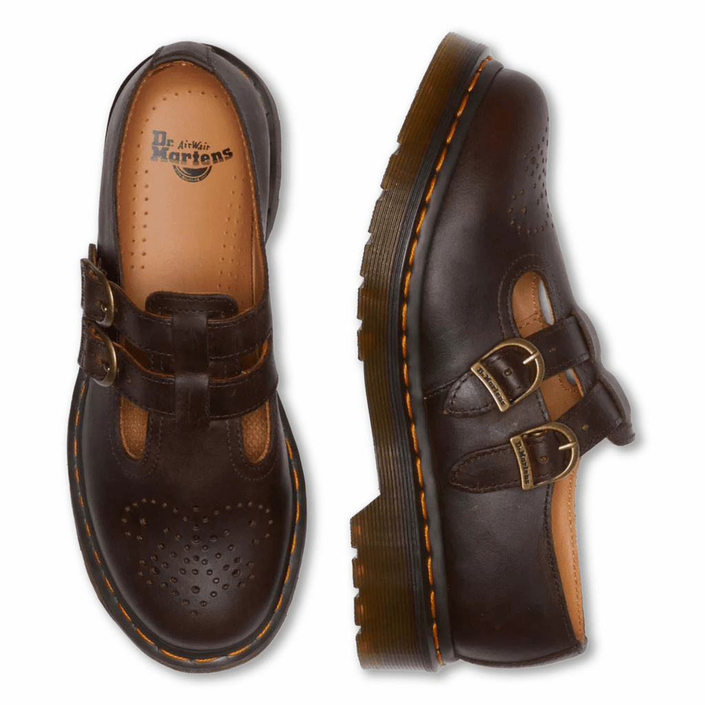 Dr. Martens Women's 8065 Crazy Horse Brown Leather