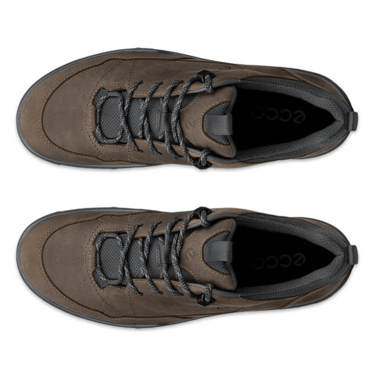 Ecco Men's Receptor Trekk Brown Nubuck Waterproof