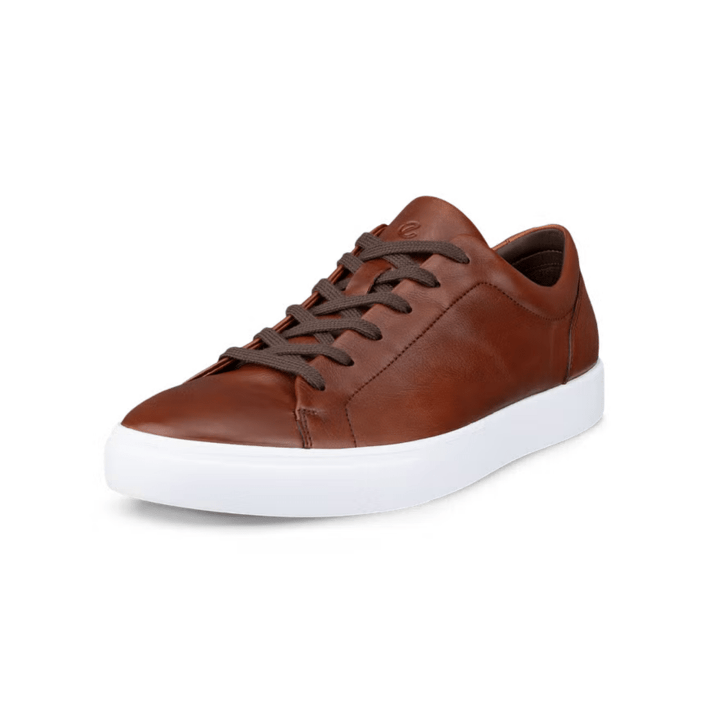 Ecco Men's Soft 10 Sneaker Cognac Leather