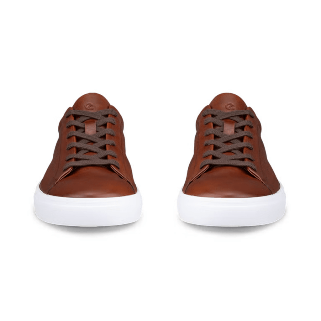 Ecco Men's Soft 10 Sneaker Cognac Leather