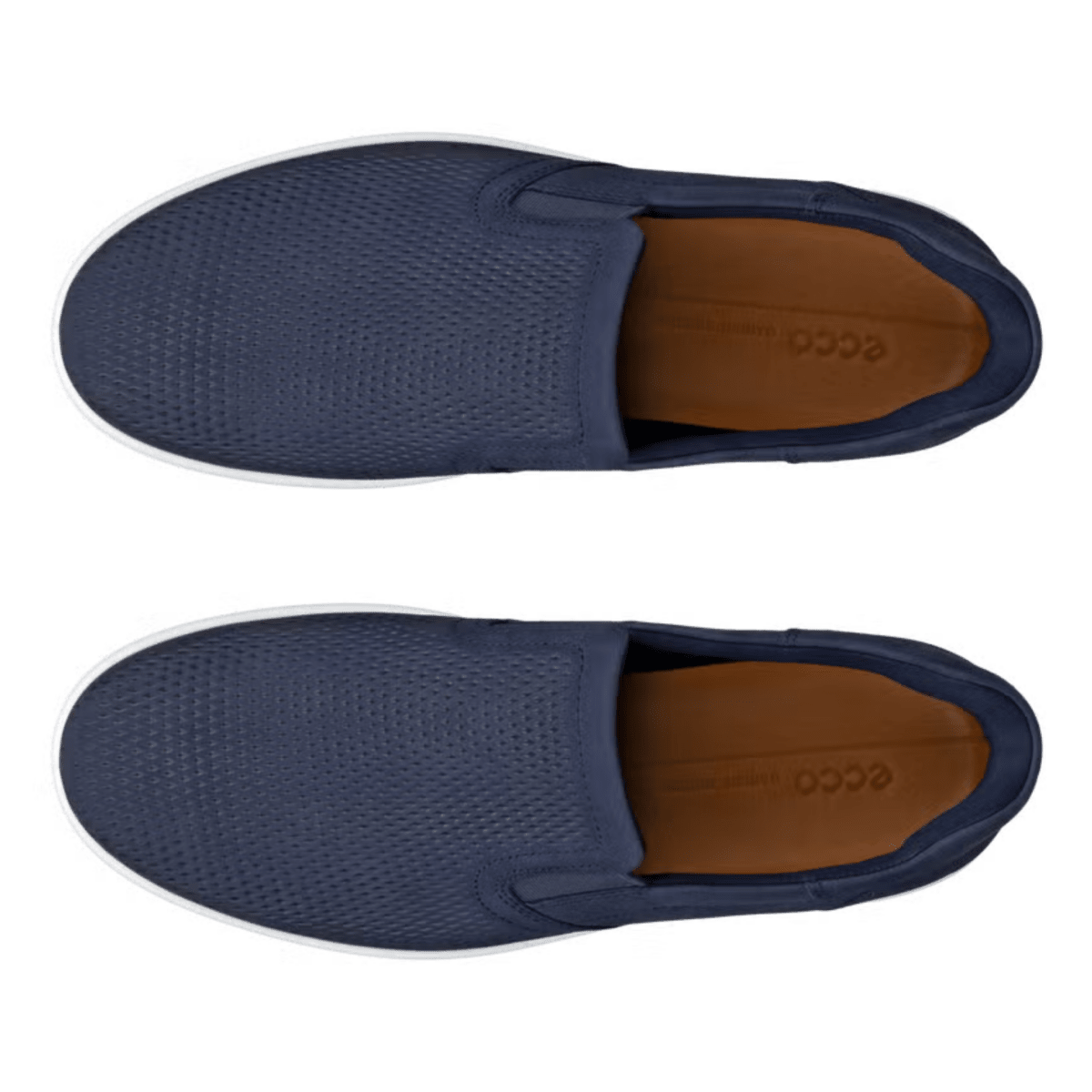 Ecco Men's Soft 7 Slip-On Marine Nubuck