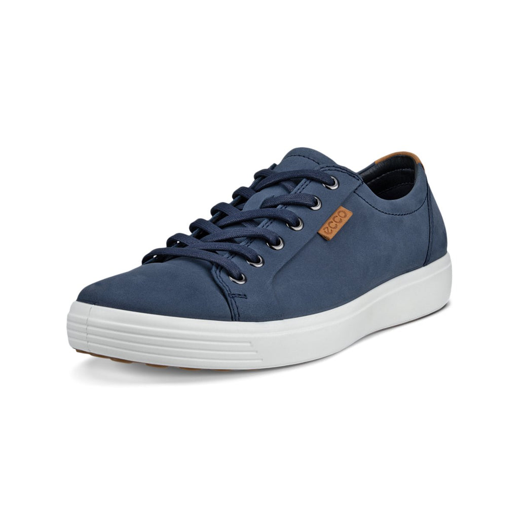Ecco Men's Soft 7 Sneaker Marine/Lion Nubuck