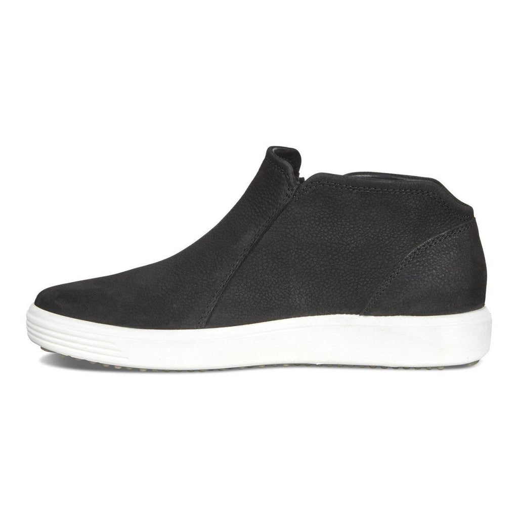 Ecco Women's Soft 7 Low Bootie Black Nubuck