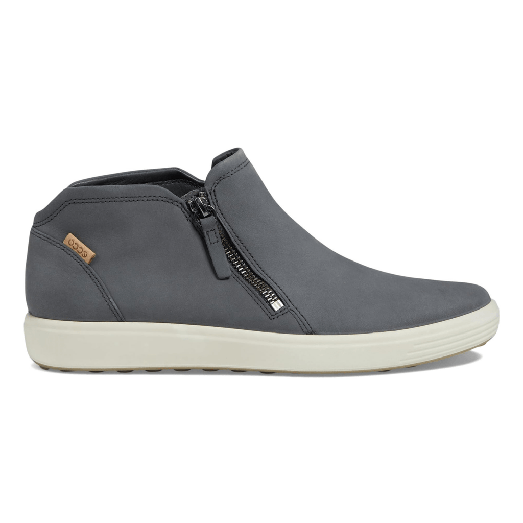 Ecco Women's Soft 7 Low Bootie Dark Shadow Nubuck