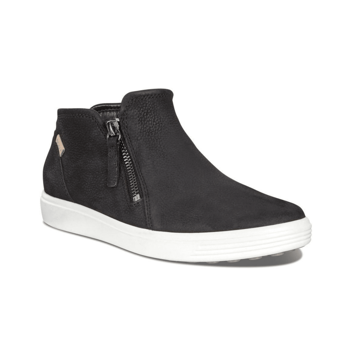 Ecco Women's Soft 7 Low Bootie Black Nubuck