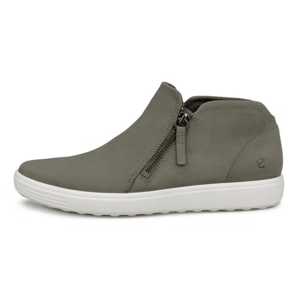 Ecco Women's Soft 7 Low Bootie Smokey Olive Nubuck