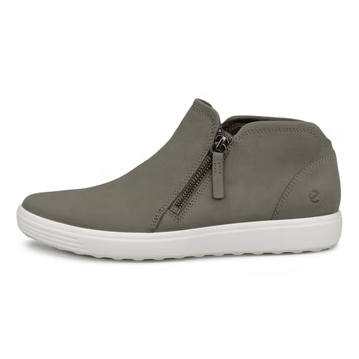 Ecco Women's Soft 7 Low Bootie Smokey Olive Nubuck
