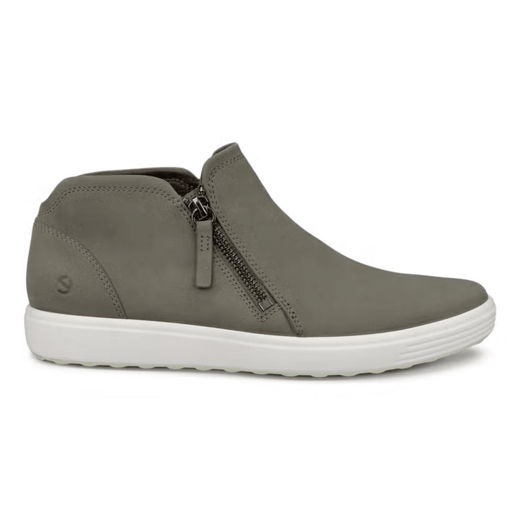 Ecco Women's Soft 7 Low Bootie Smokey Olive Nubuck