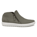 Ecco Women's Soft 7 Low Bootie Smokey Olive Nubuck