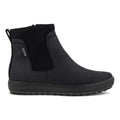 Ecco Women's Soft 7 Tred Chelsea Black Nubuck Gore-Tex Waterproof
