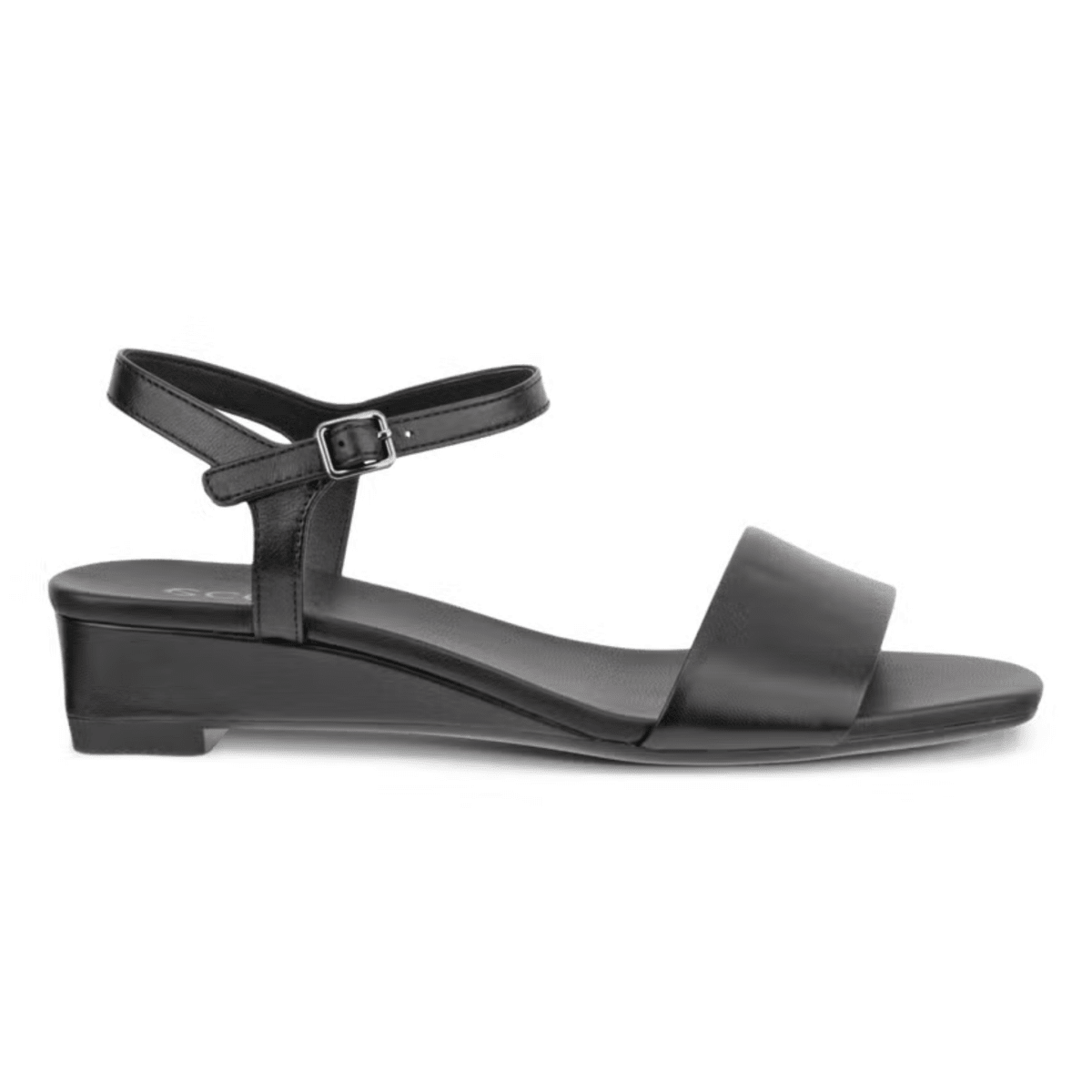 Ecco Women's Soft Astrid Strap Black Leather
