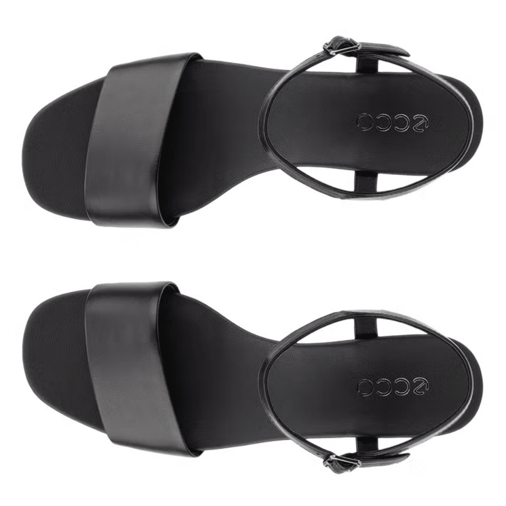 Ecco Women's Soft Astrid Strap Black Leather