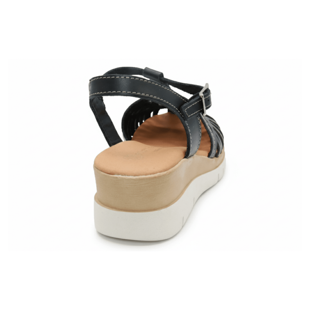 Eric Michael Women's Rose Black Leather