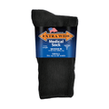 Extra Wide Sock Medical Crew Black