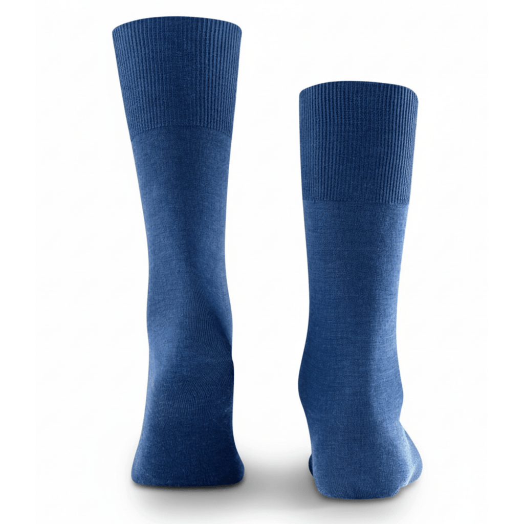 Falke Men's Airport Socks Royal Blue Wool