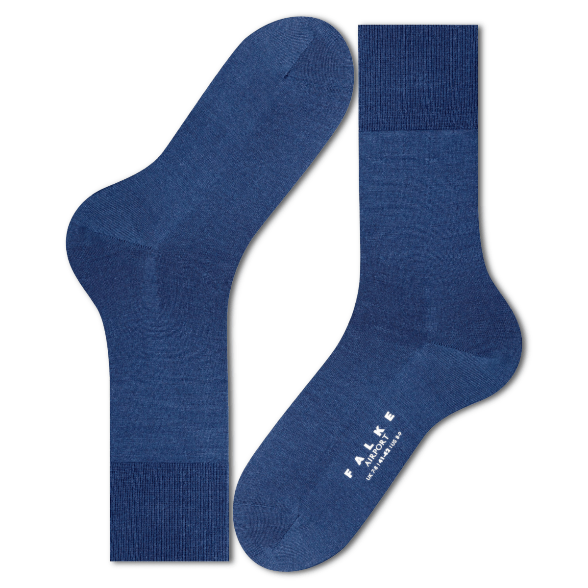 Falke Men's Airport Socks Royal Blue Wool