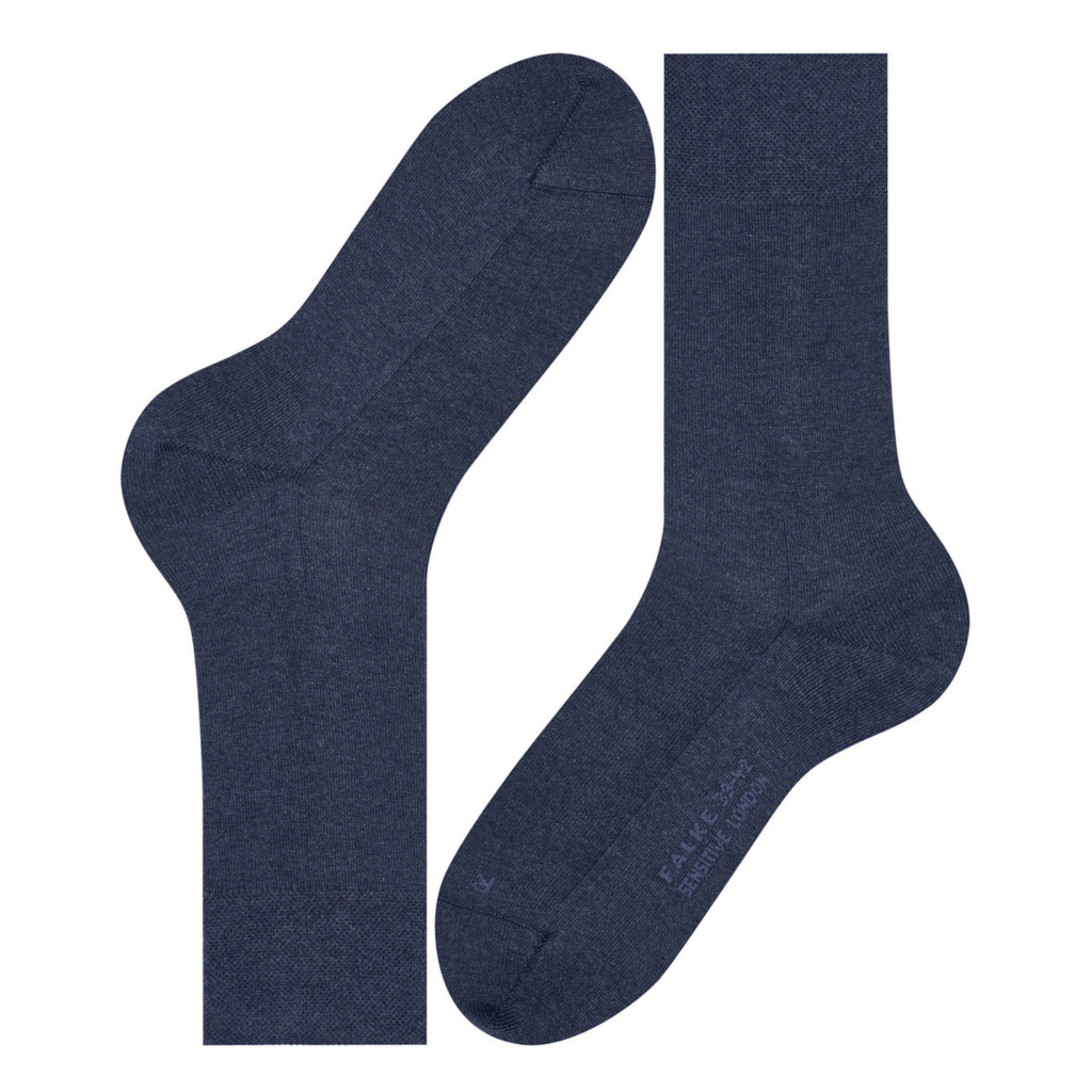 Falke Men's Sensitive London Navy Mel Socks