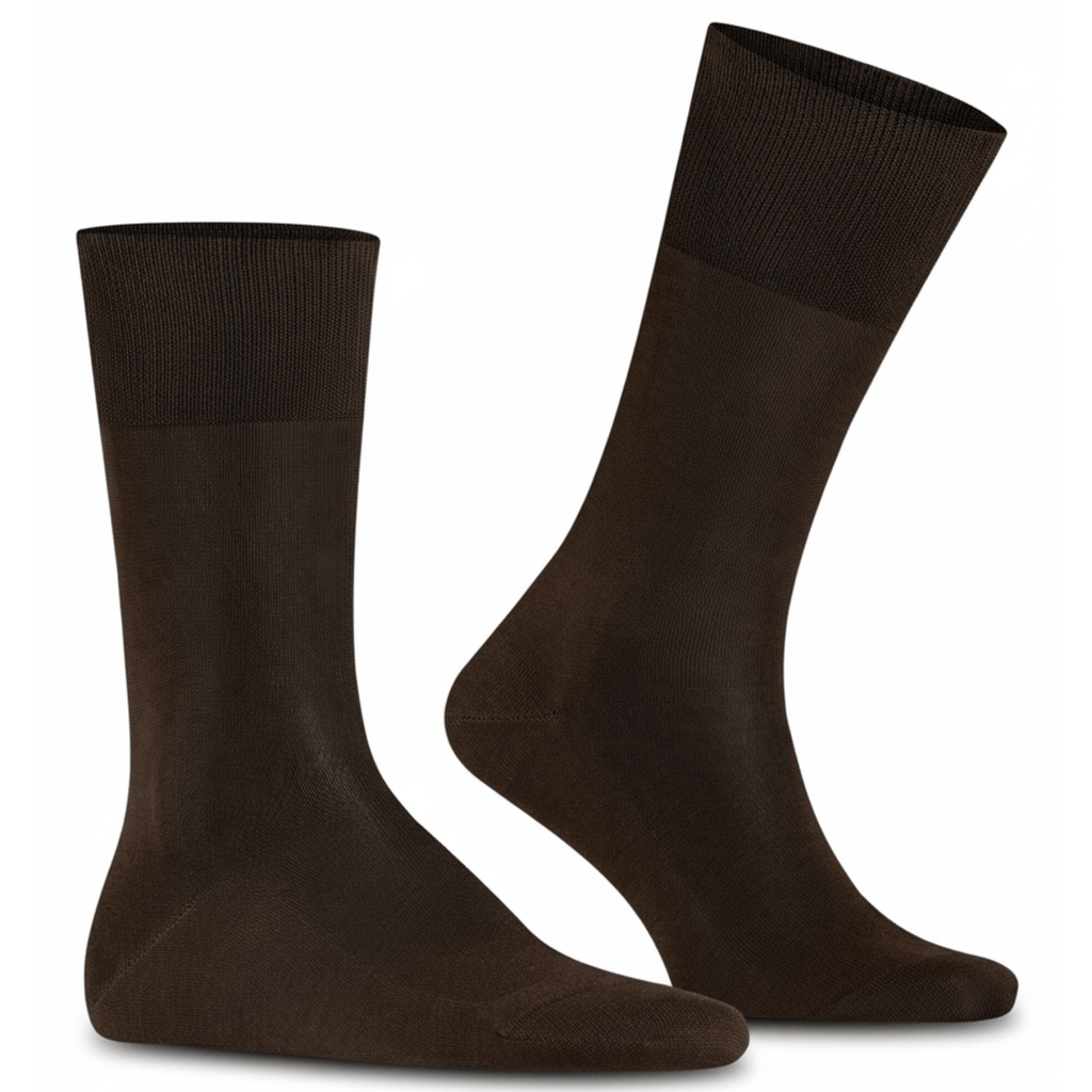 Falke Men's Tiago Socks Brown Sheer Shimmer