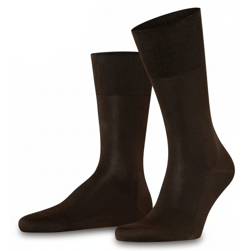Falke Men's Tiago Socks Brown Sheer Shimmer