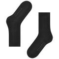 Falke Women's Combed Cotton Sensitive London Black