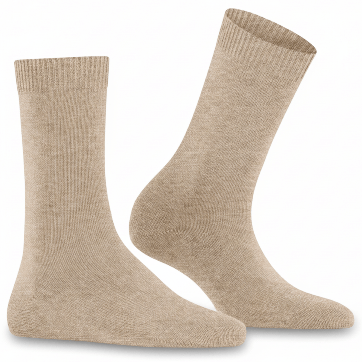 Falke Women's Cosy Wool Socks Beige Melange