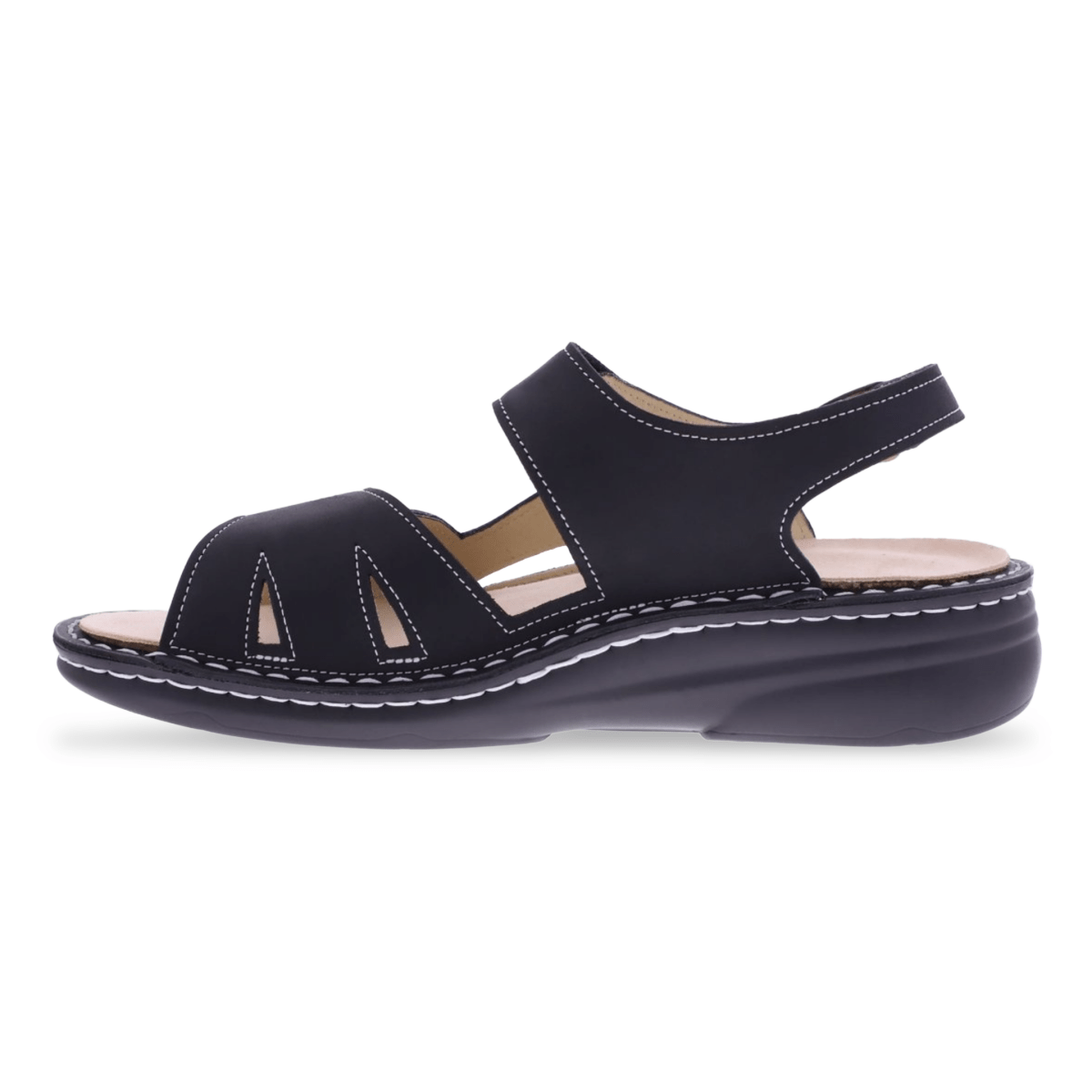Finn Comfort Women's Barbuda Black Nubuck