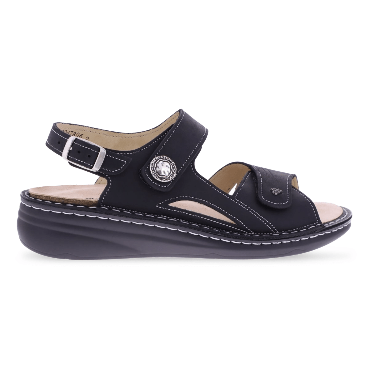 Finn Comfort Women's Barbuda Black Nubuck