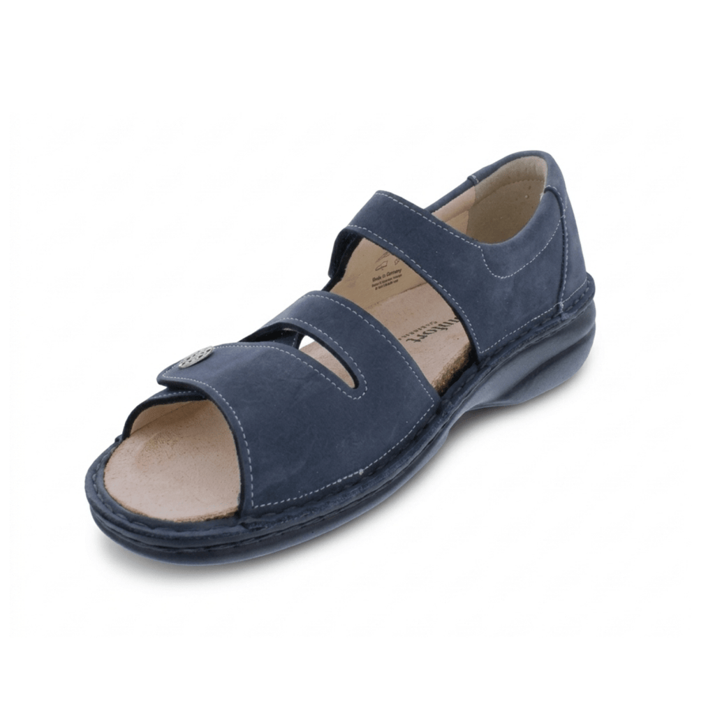 Finn Comfort Women's Biella Soft Marine Nomad Nubuck