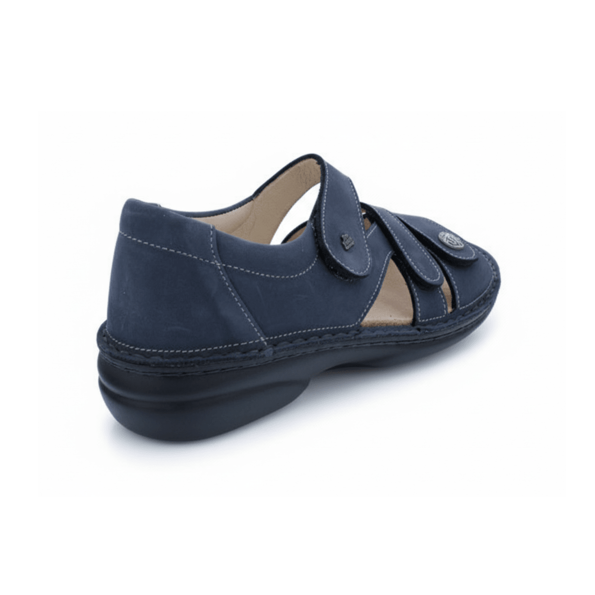 Finn Comfort Women's Biella Soft Marine Nomad Nubuck
