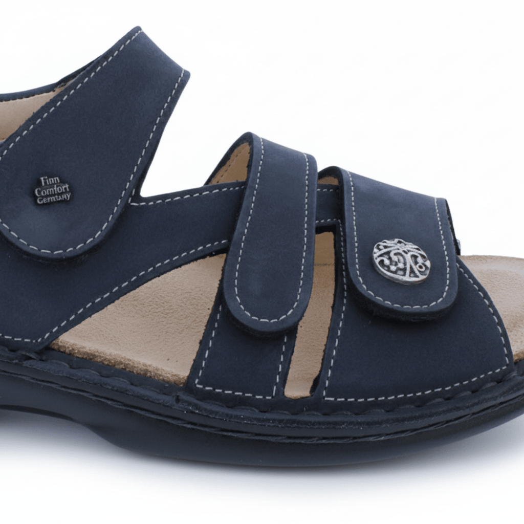 Finn Comfort Women's Biella Soft Marine Nomad Nubuck